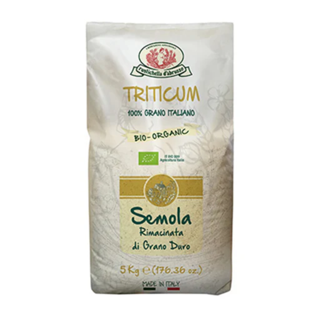 Triticum RUSTICHELLA - FLOUR FARRO  RIMACINATA DI GRANO DURO 5kg._0