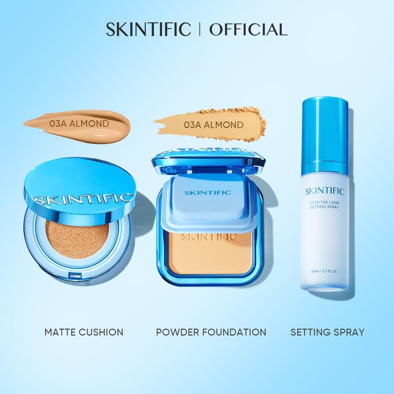 [New] SKINTIFIC ULTRA MATTE SET Ultra Cover Powder Foundation_12