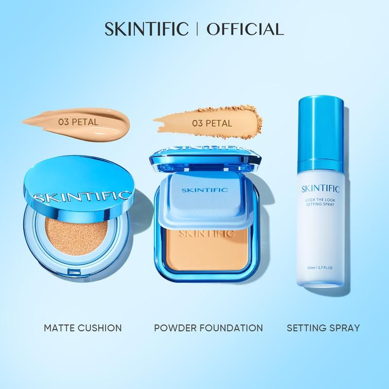 [New] SKINTIFIC ULTRA MATTE SET Ultra Cover Powder Foundation_11