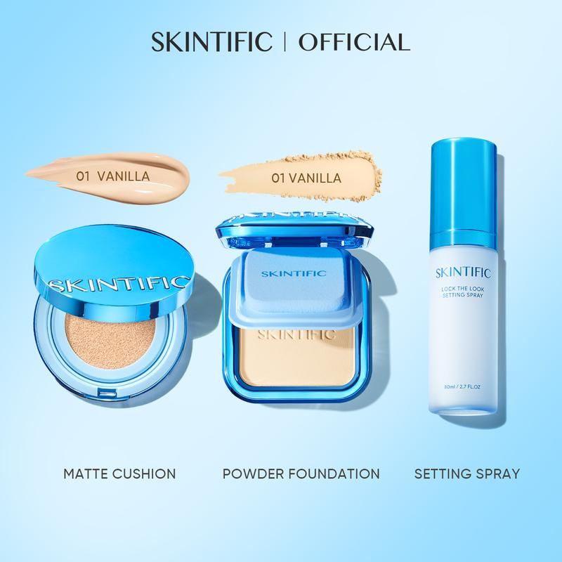 [New] SKINTIFIC ULTRA MATTE SET Ultra Cover Powder Foundation_9