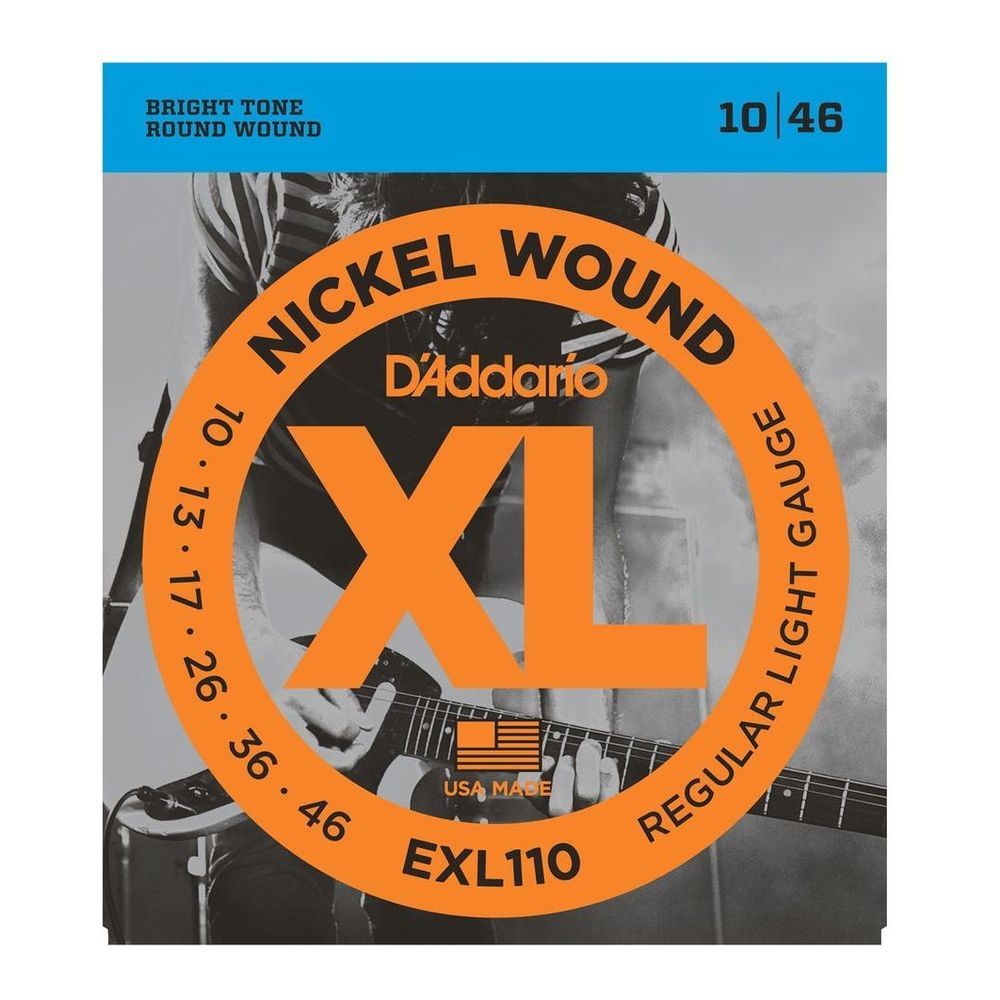 D'Addario Electric Guitar Strings - Regular Light (10 - 46)_0