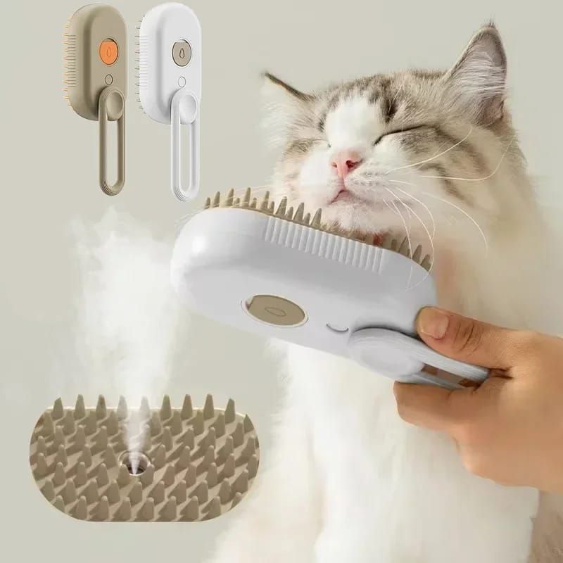 Pet Grooming Steam Brush_0