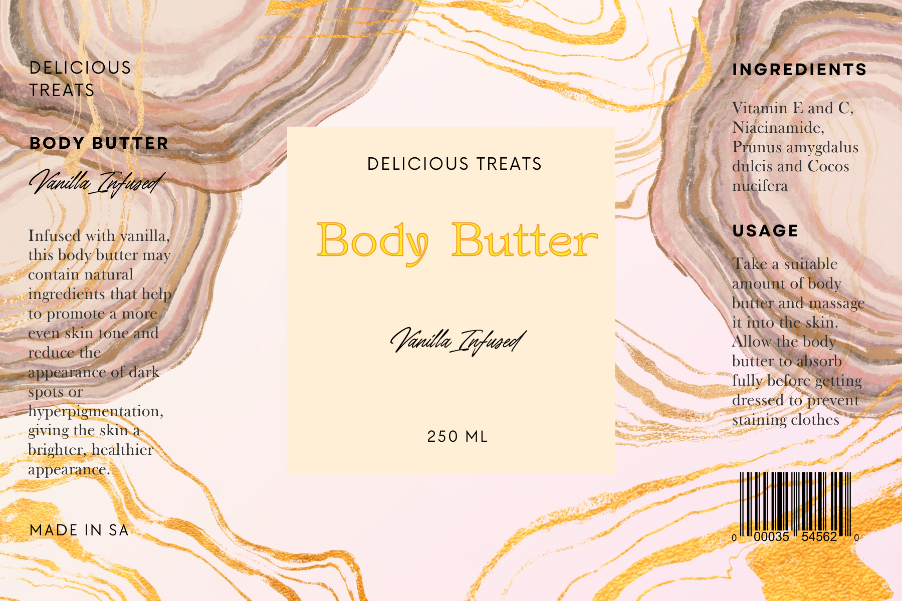 Vanilla Infused Body Butter 250 ml _3