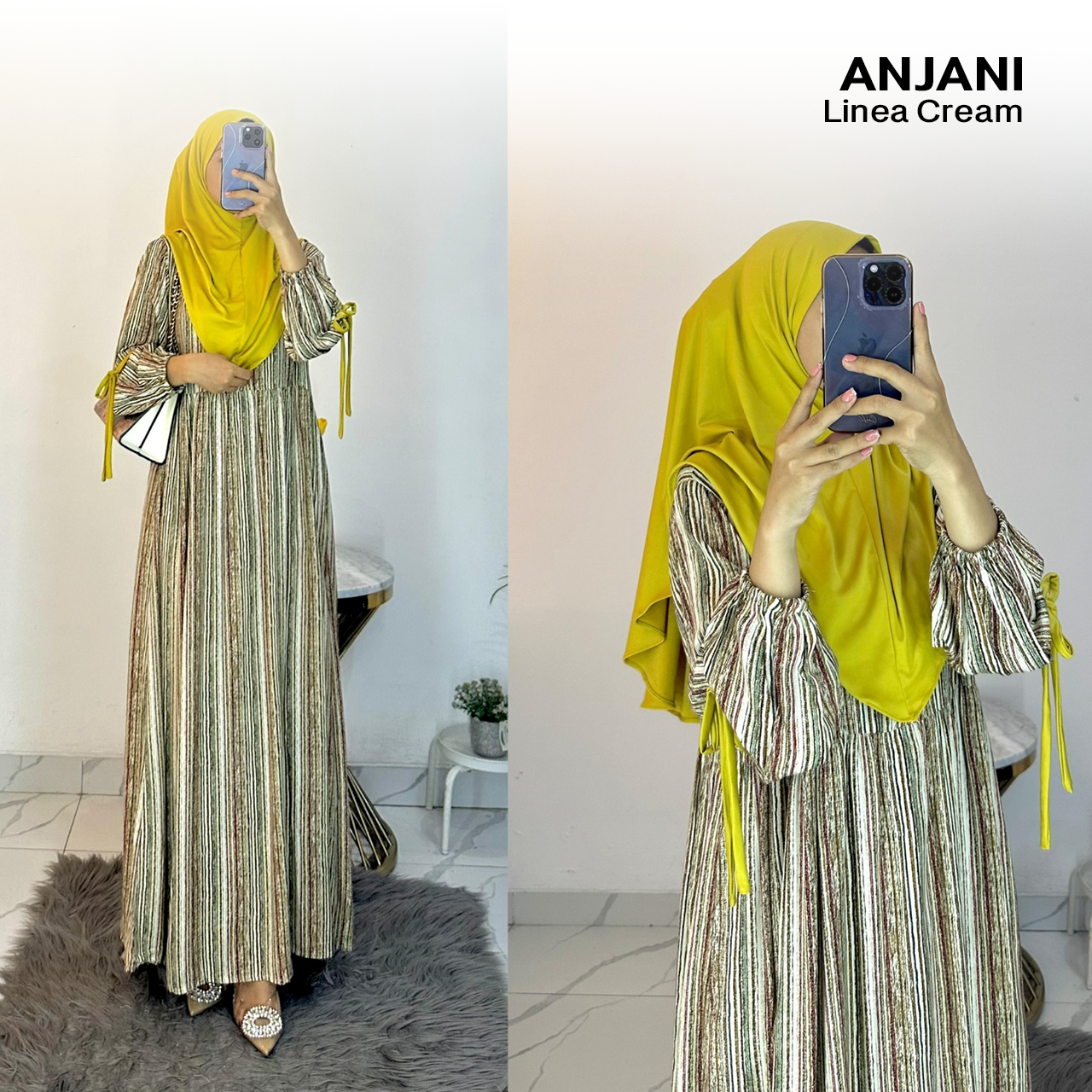 Dress Anjani Pita Rayon Diamond Set Hijab - All Size_21