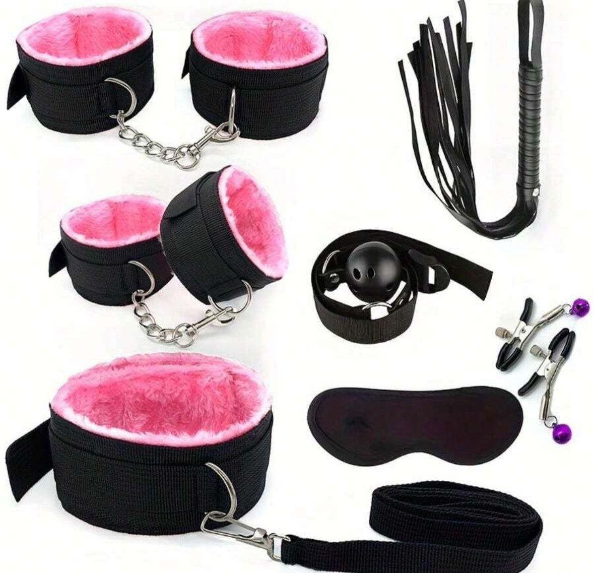 7 pièces Kit de contention BDSM_0