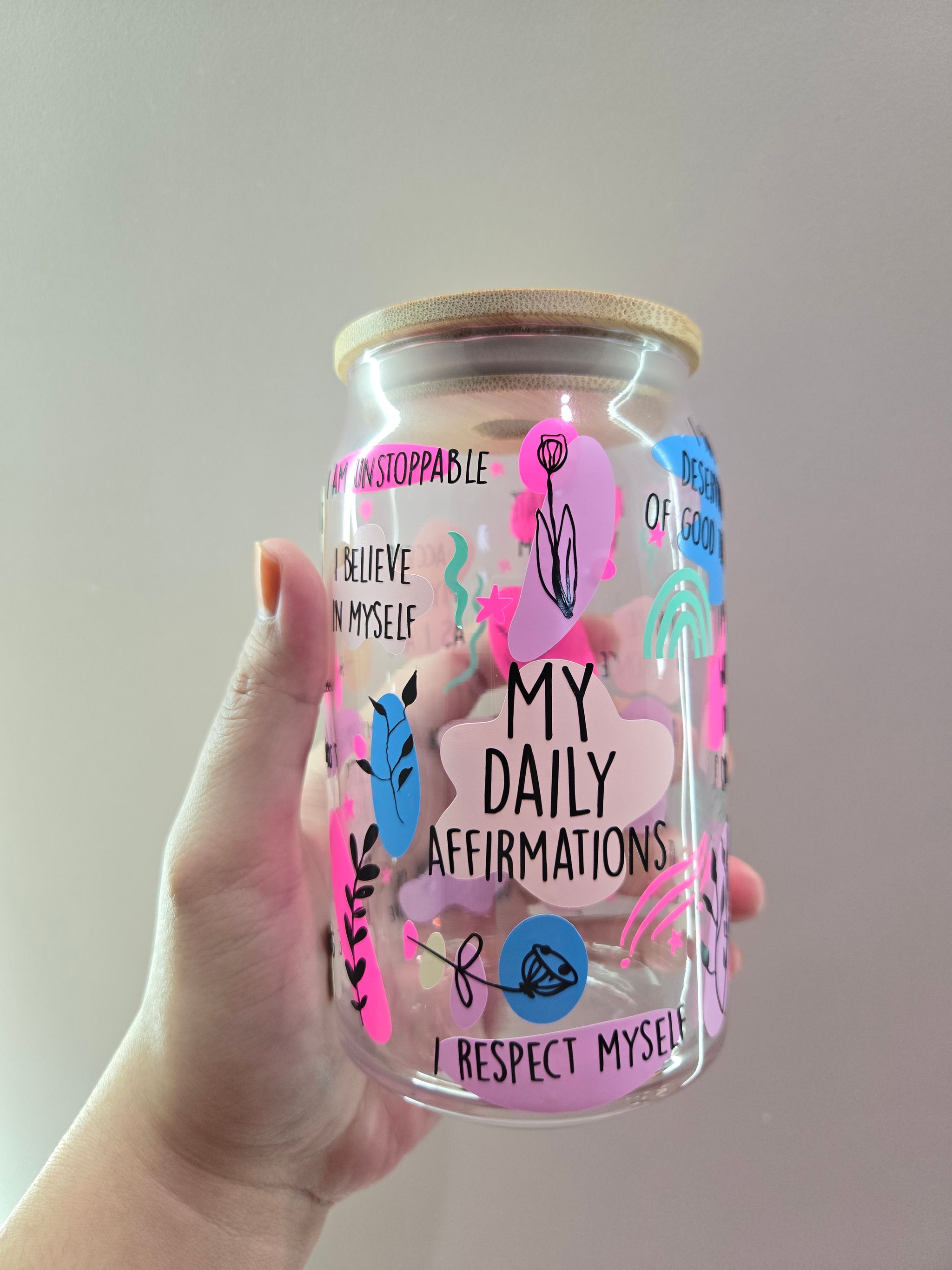 My Daily Affirmations Libby Glass Cup (Pre-Order)_1