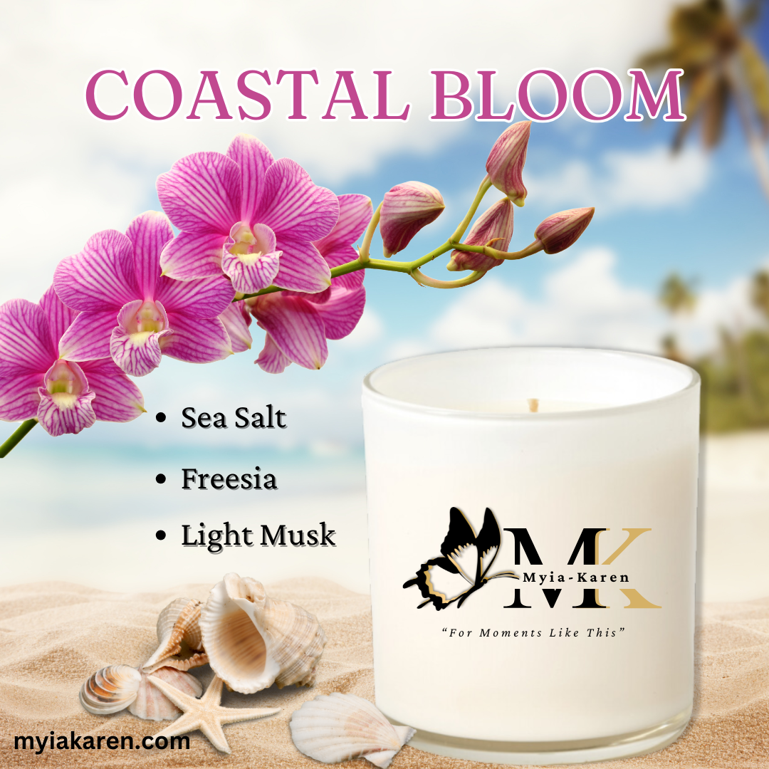 Coastal Bloom 10oz Scented Candle_0