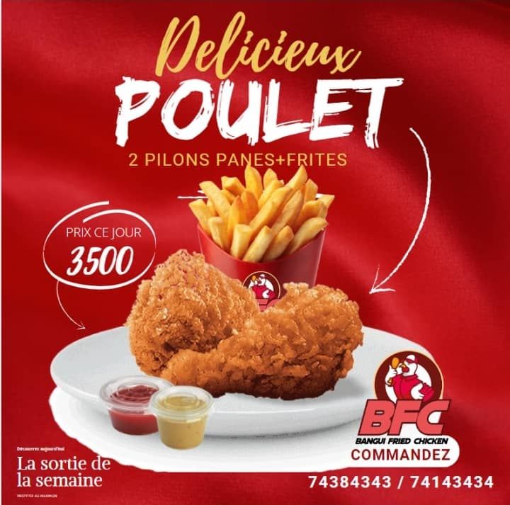 Poulet pané frites _0