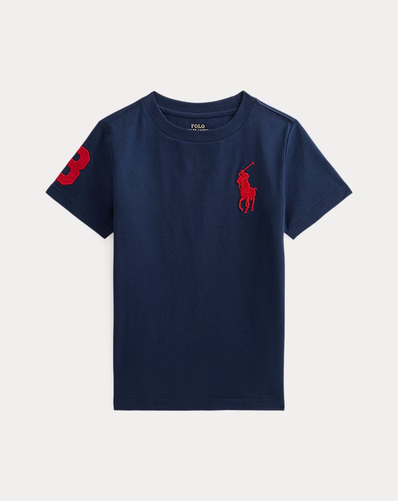 [B03] Big Pony Cotton Jersey Tee - Refined Navy_0