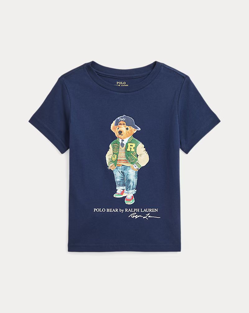 [B16] Polo Bear Cotton Jersey Tee - Newport Navy_0