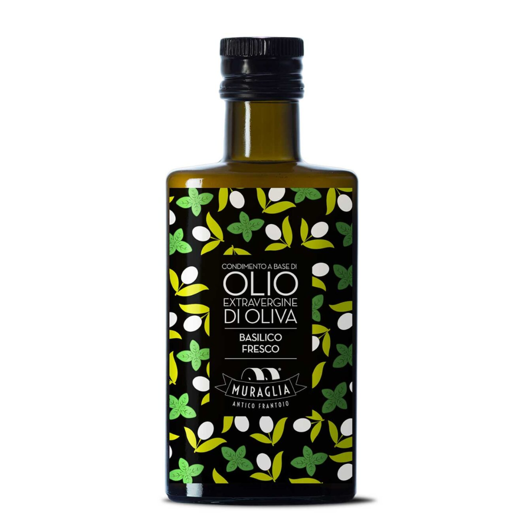 MURAGLIA BASILICO OLIO EVO - fresh basil extra virgin olive oil 200ml._0