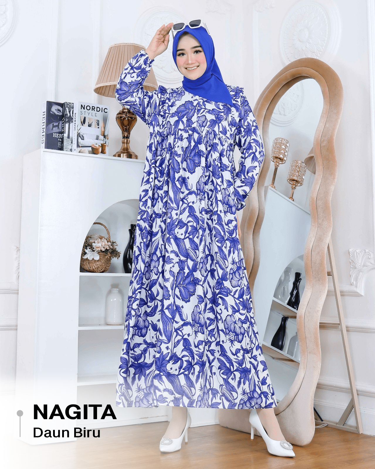 Dress Nagita Rayon Diamond - XL (LD 110cm)_4