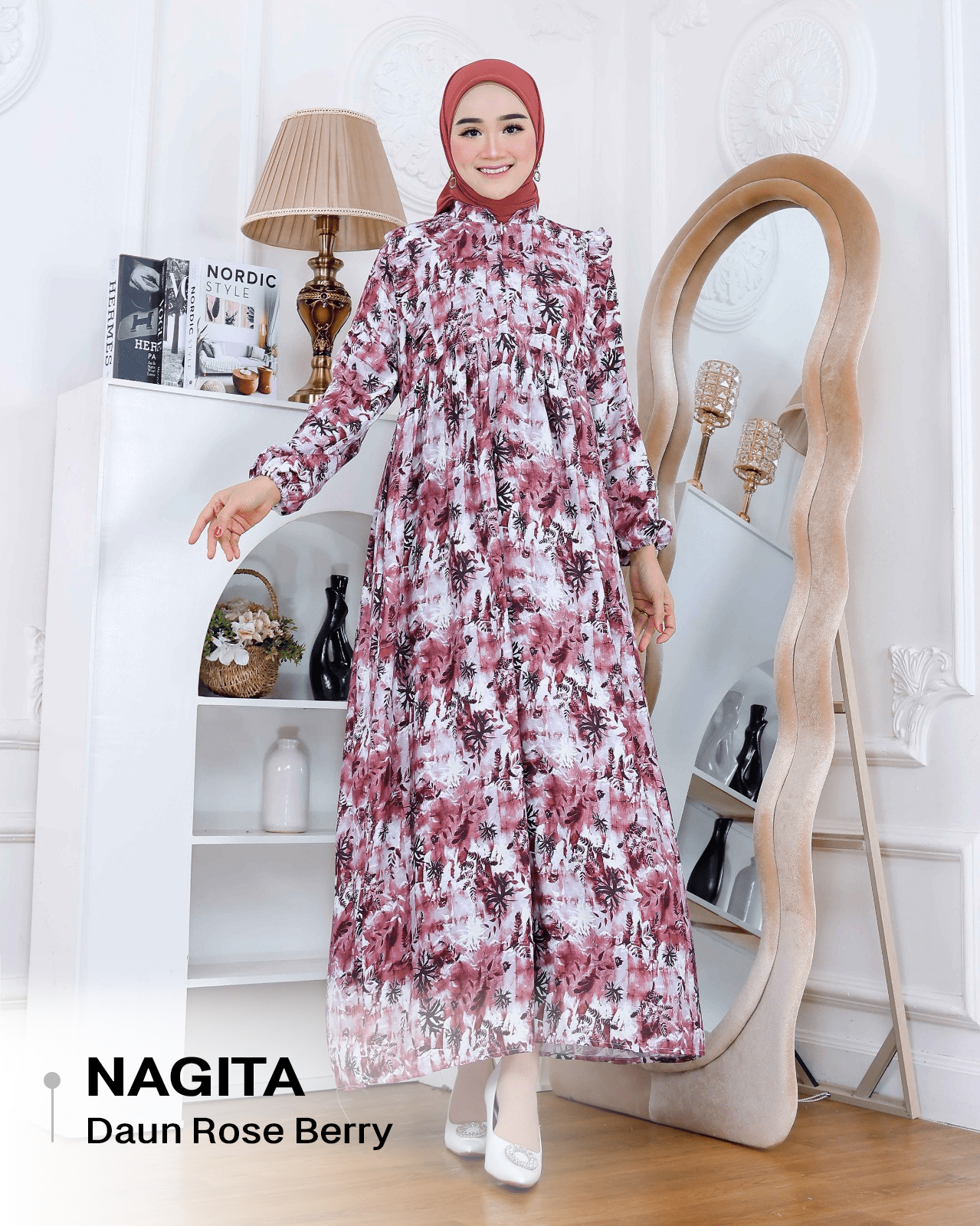 Dress Nagita Rayon Diamond - XL (LD 110cm)_8