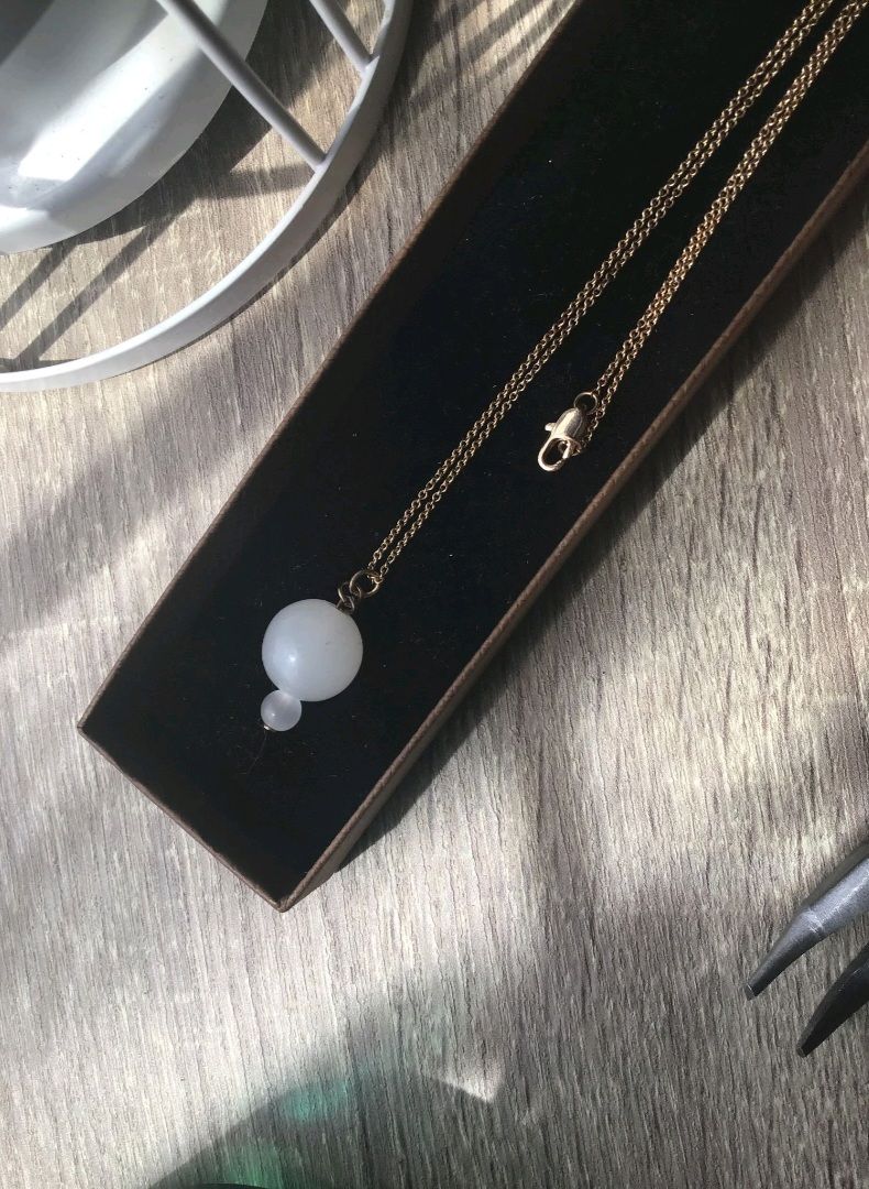 Moon stone Necklace_2