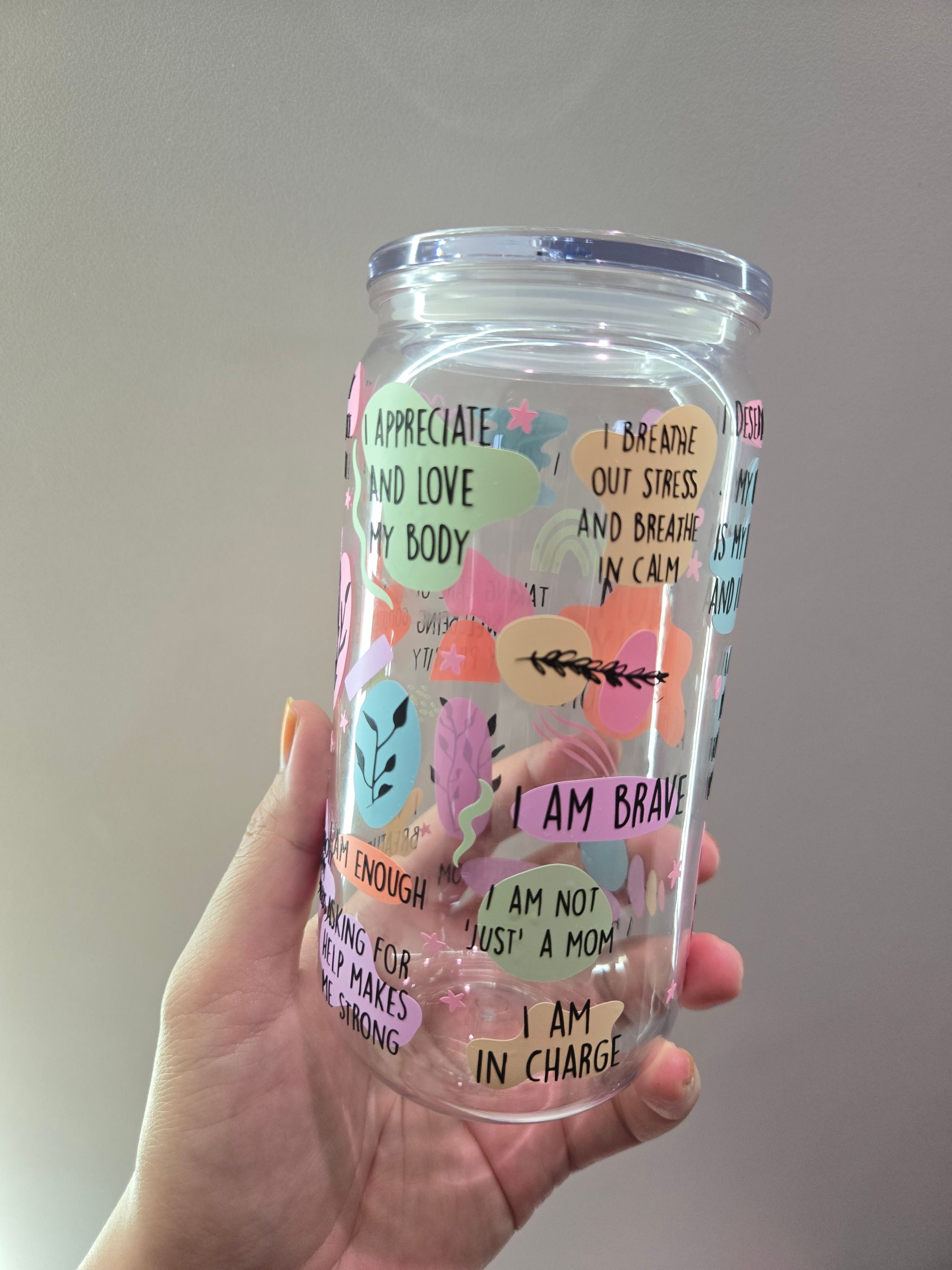 Daily Mom Affirmations Plastic Cup (Pre-Order) _3