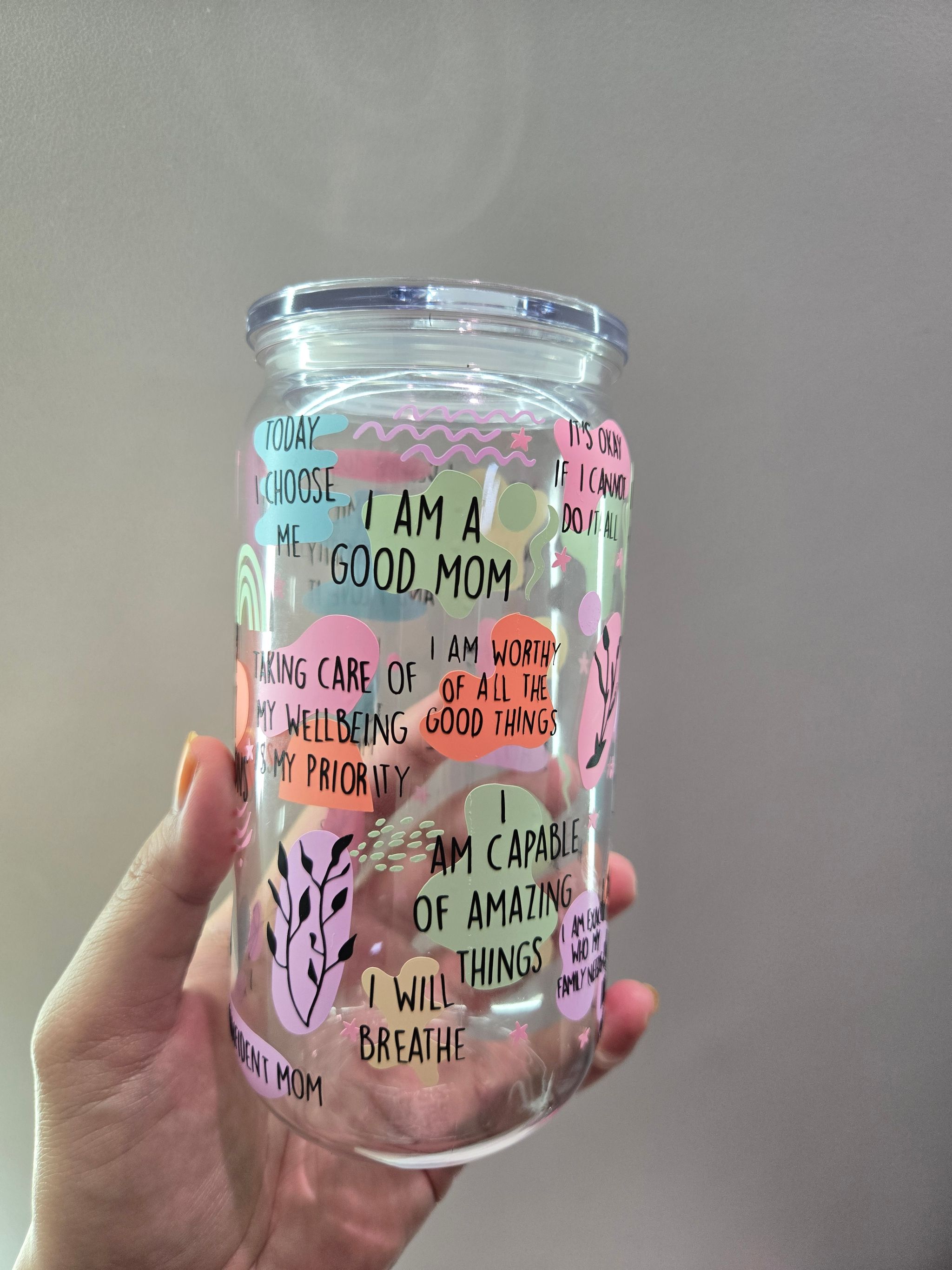 Daily Mom Affirmations Plastic Cup (Pre-Order) _2