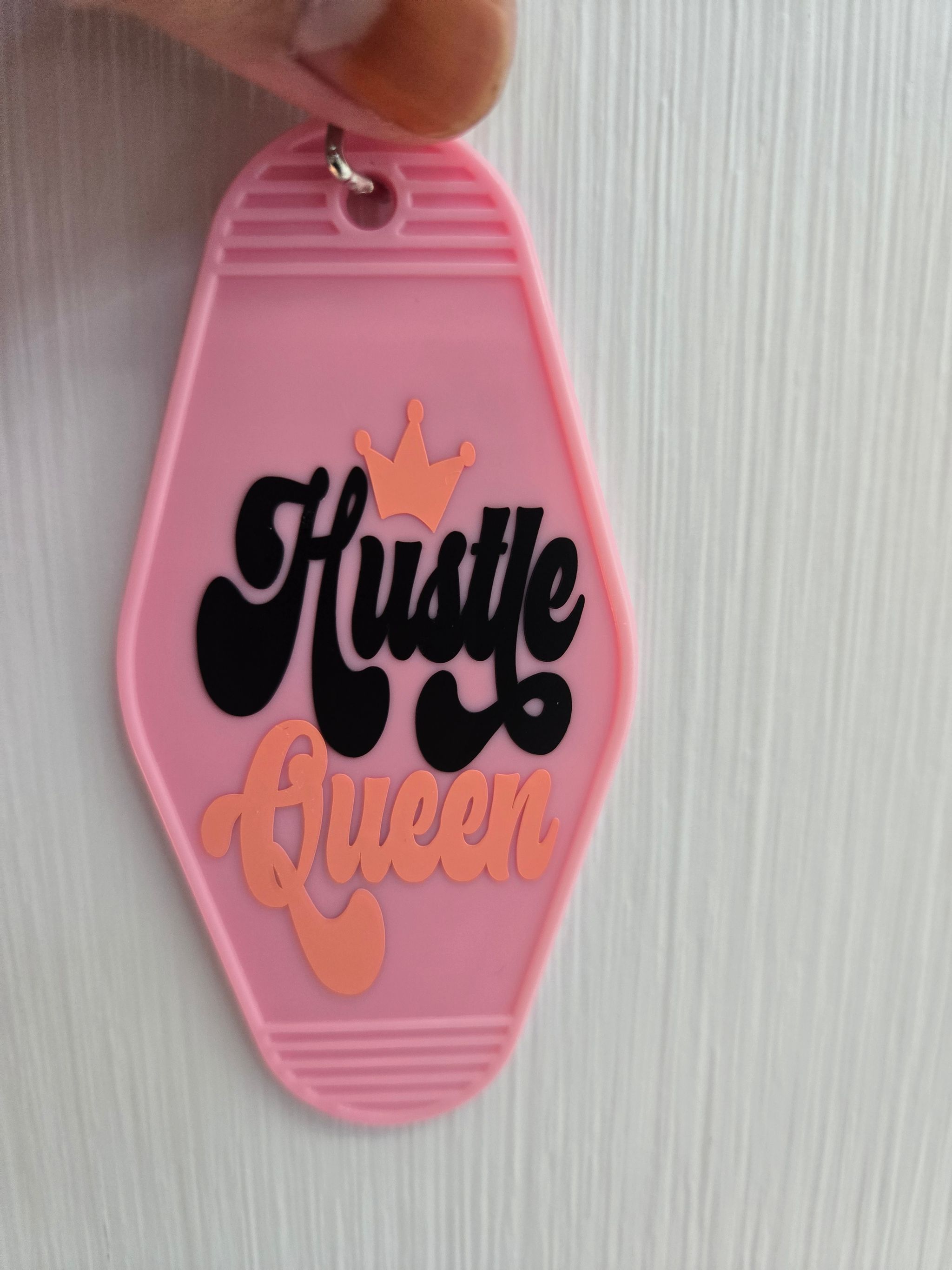 Girl Boss Hustle Queen Motel Keychain (Pre-order)_1