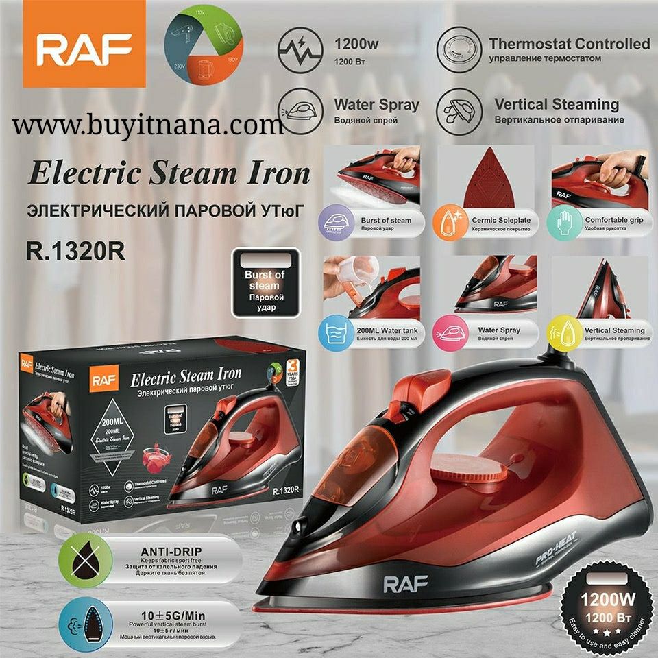 RAF ELECTRIC STEAM IRON_0