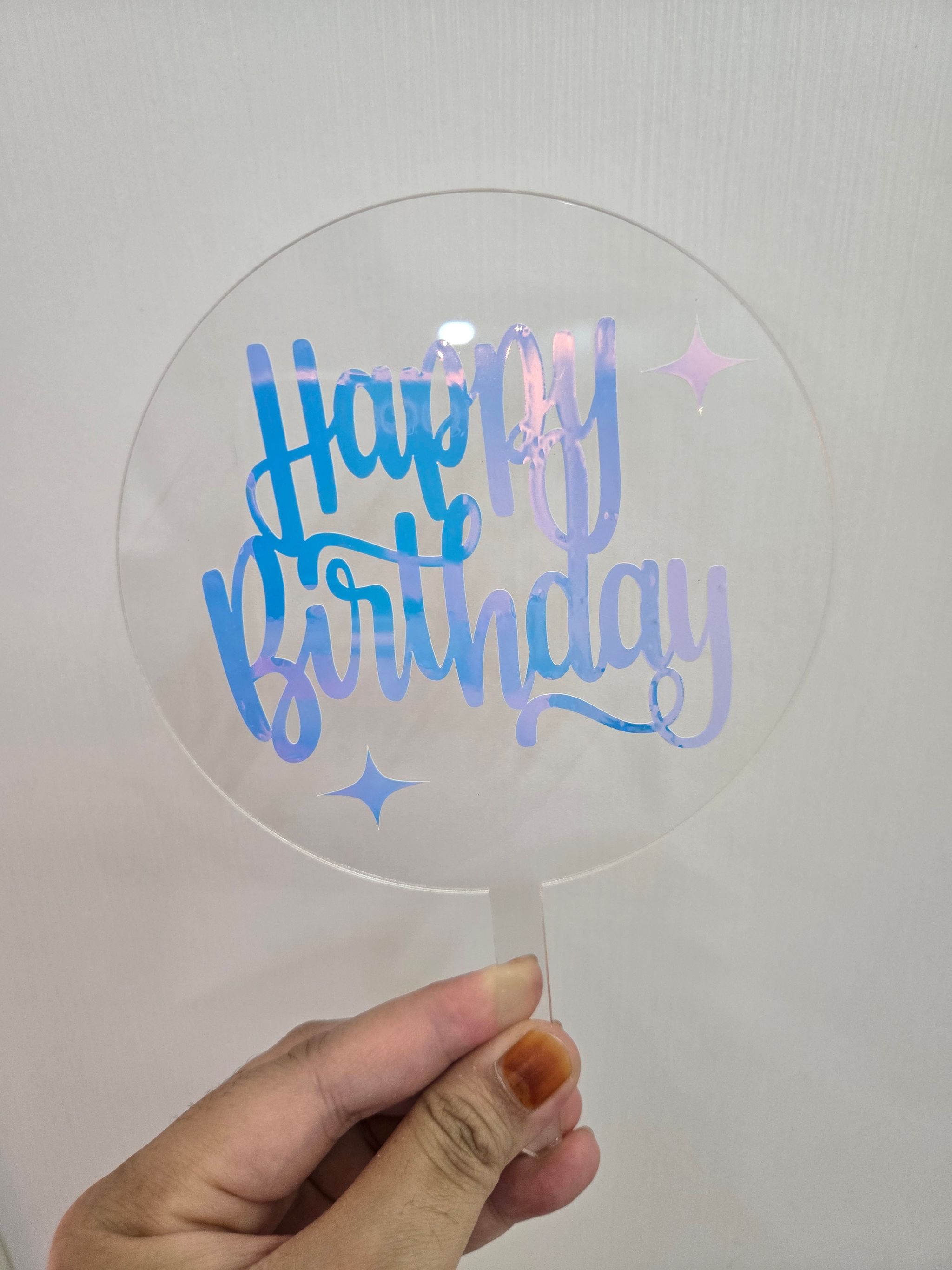 Acrylic Birthday Topper (Ready Stock)_2