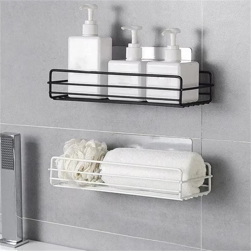 Self Adhesive Metal Bathroom Rack _1