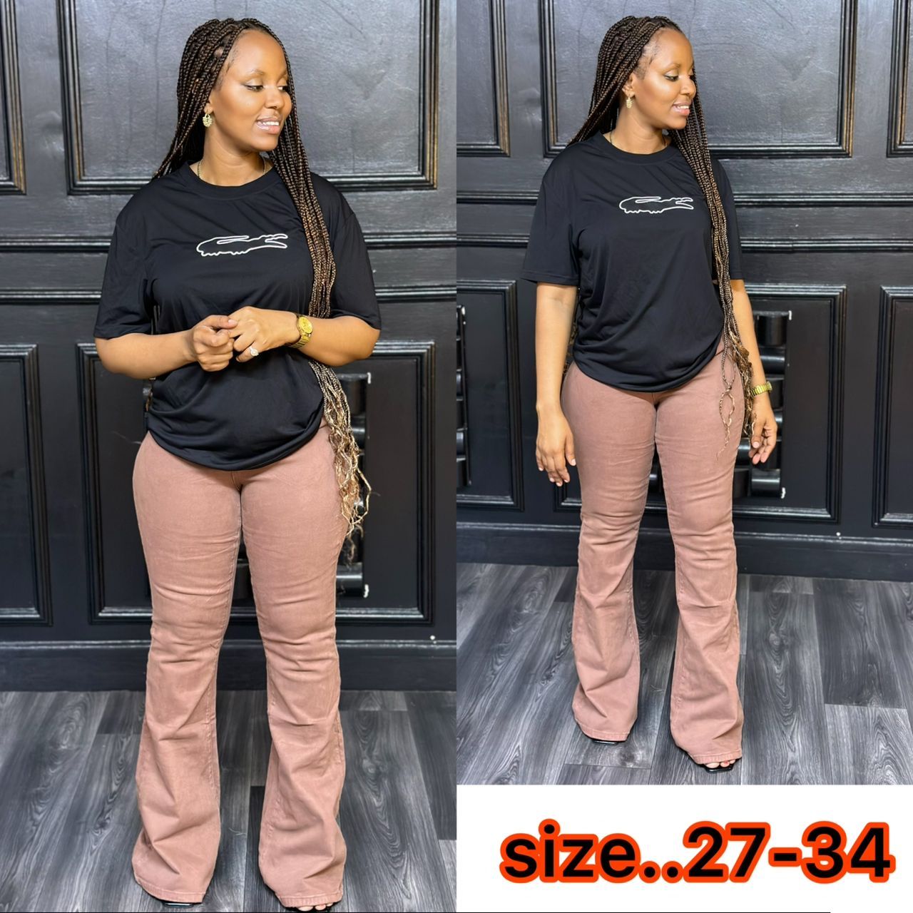 Tshirt and jeans/cadets, 2 pieces _2