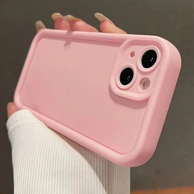 Anti-fall Mobile Phone Case for iPhone 15 Pro / Pink _0