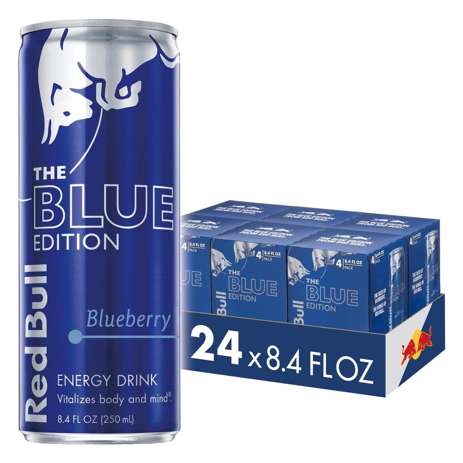 THE BLUE EDITION RED BULL BLUEBERRY ENERGY DRINK 24*250 ML_0