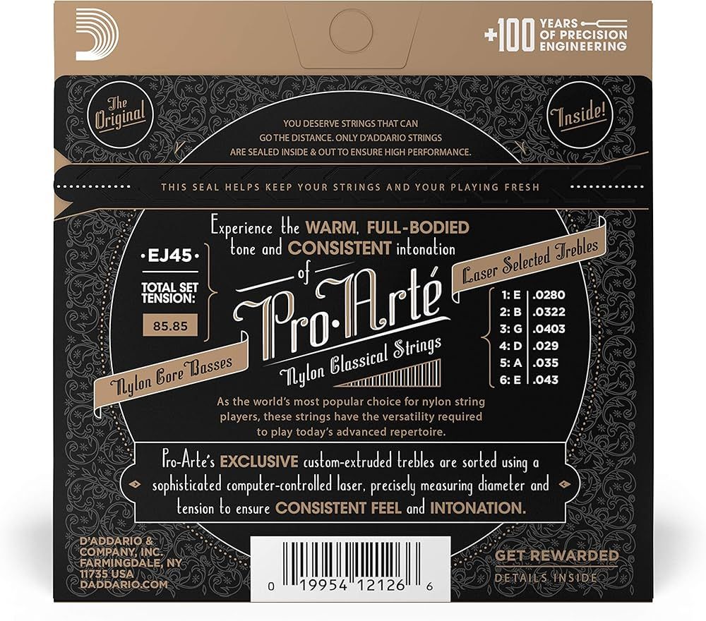 D'Addario Pro Arte classical guitar strings - Normal_1