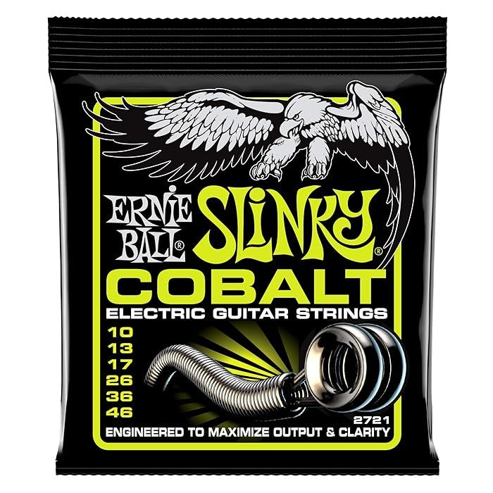 Ernie Ball Regular Slinky Cobalt Electric Guitar Strings 3 Pack - 10-46 Gauge_3