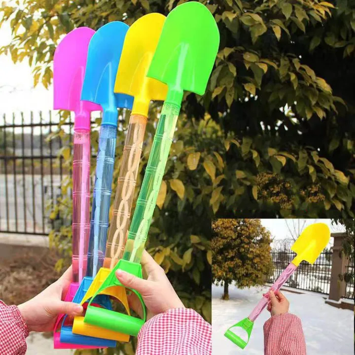 Kids Shovel Bubbles Stick Toy _0