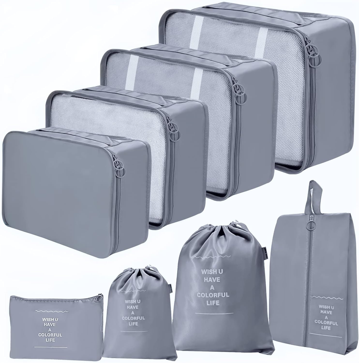 7 Pcs Luggage Packing Organizers_0