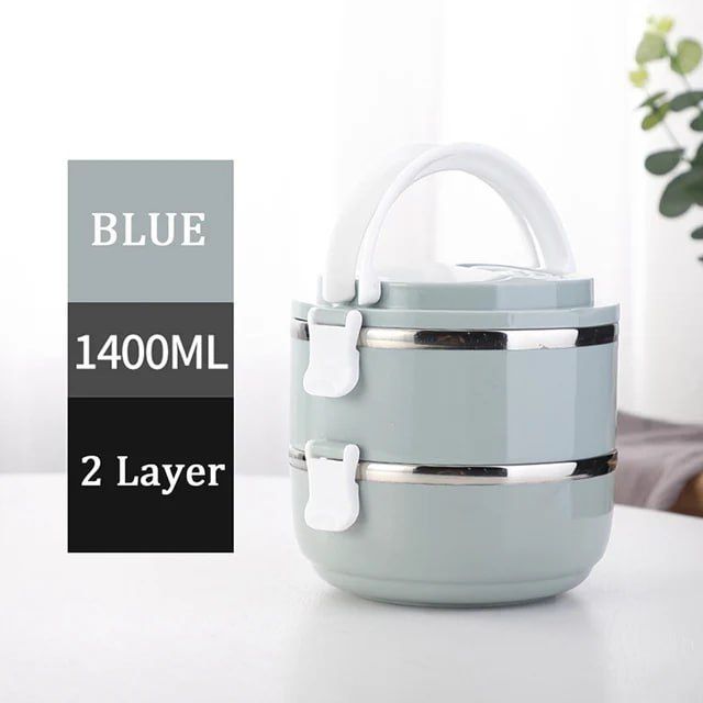 Double Layer Tiffin Type Lunch Box _0