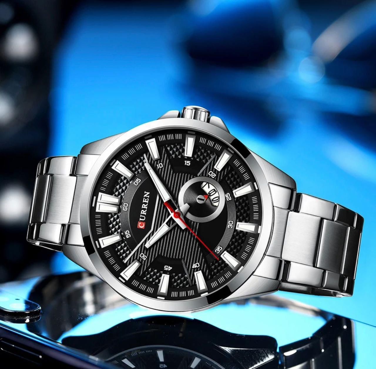 Current Stainless Steel Watch Men  _0