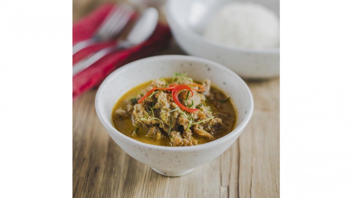 Thai Green curry with rice แกงเขียวหวาน+ข้าวสวย_1