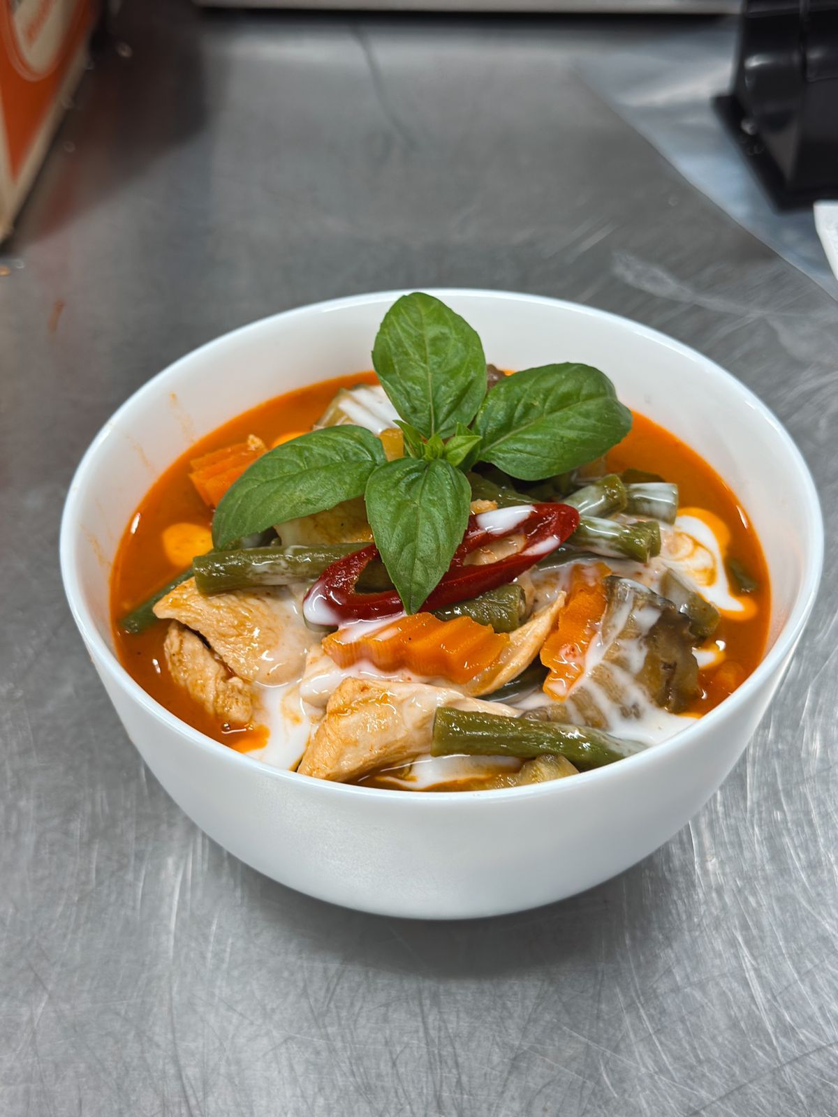 Thai Red curry with rice แกงกะทิ+ข้าวสวย_1