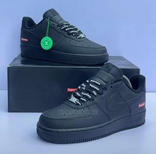 Nike airforce 1 supreme black _0