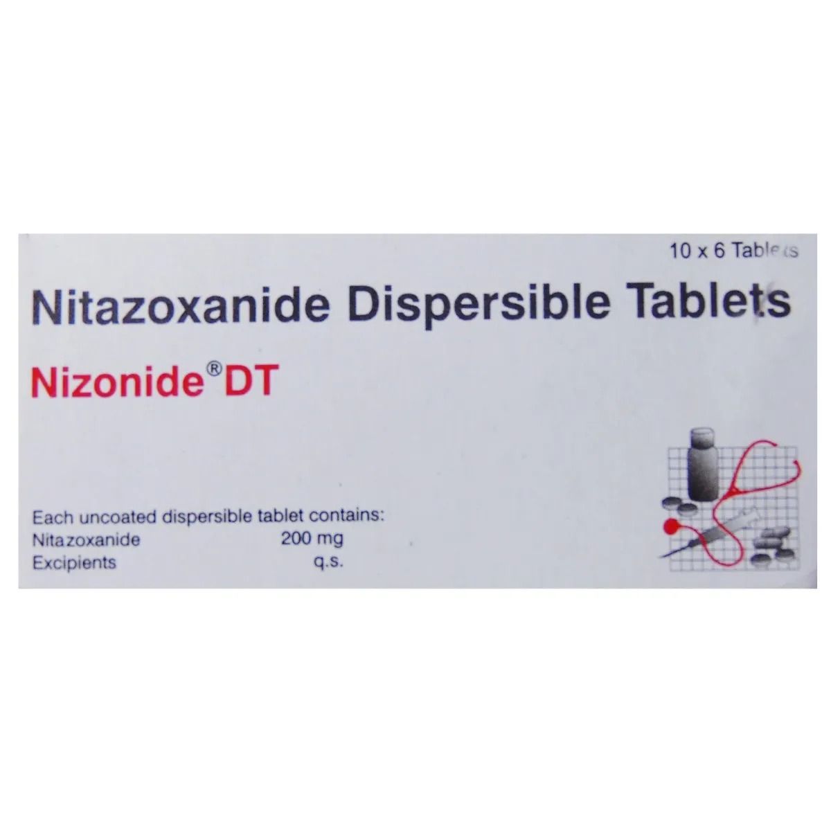 Nitazoxanide Dispersible 200mg Tablets_0