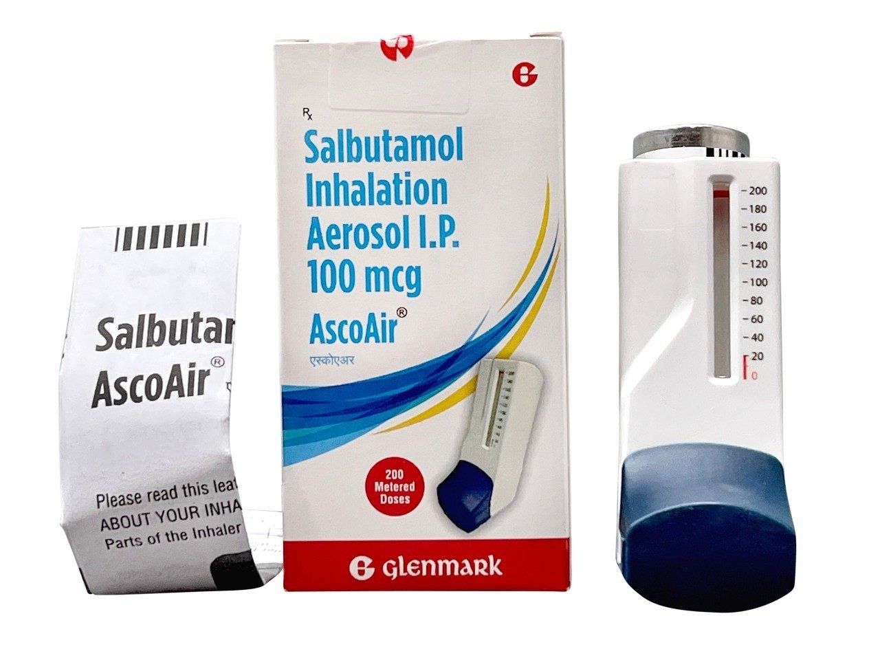 Salbutamol Albuterol Aerosol I.P 100mcg Inhaler_0