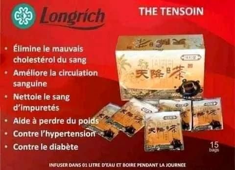 Thé contre tension et diabète (Contre hyper et hypo tension, diabète type 1 & 2, 15 sachets)_0