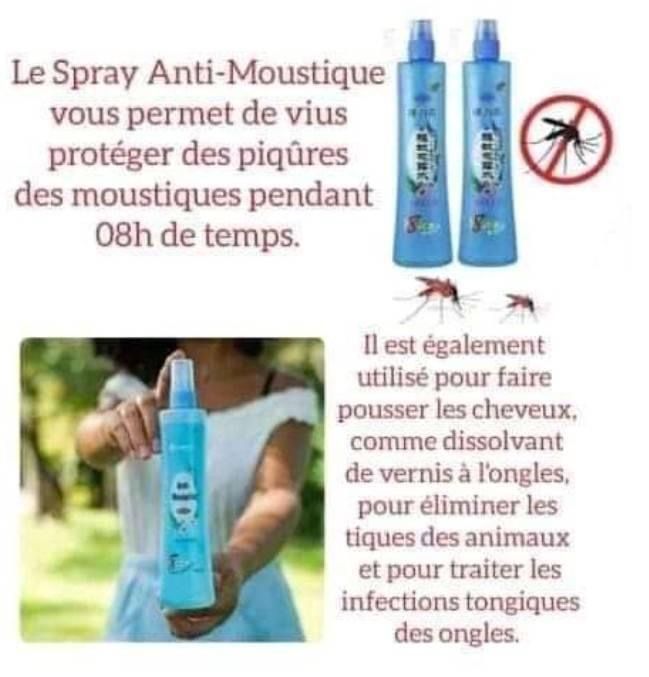 Anti-moustique (Arôme de fleurs, à pulvériser sur les parties exposées du corps 195ml)_3