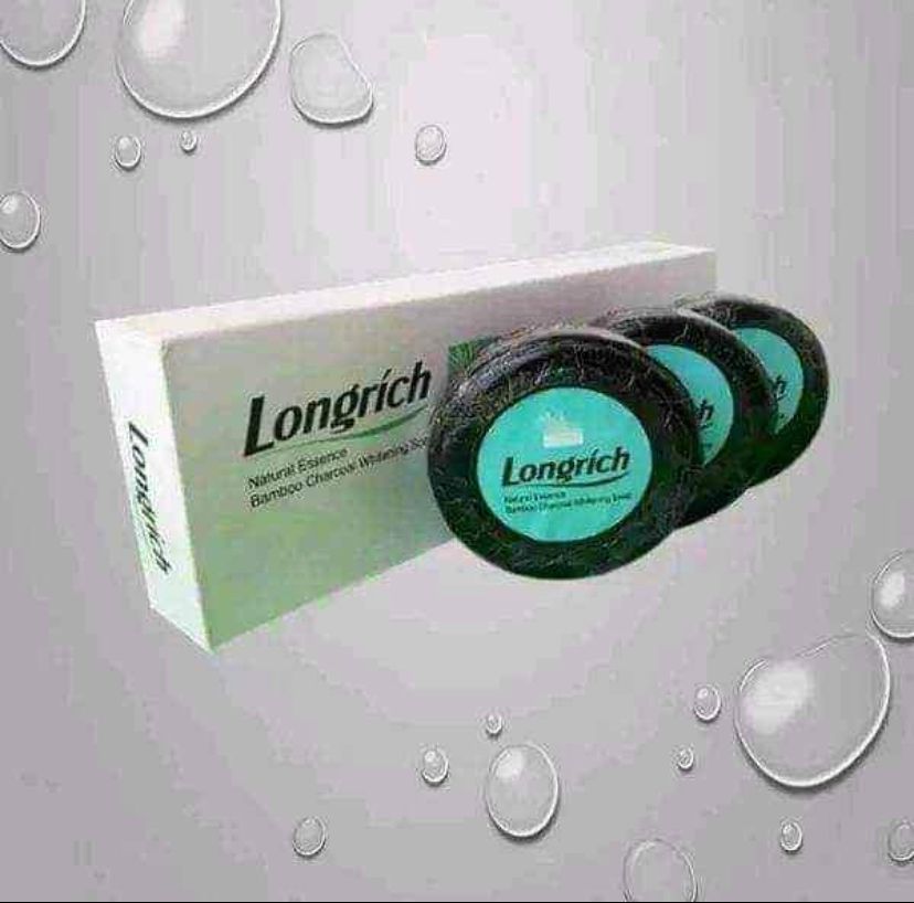 Savon noir au bambou naturel (Contre boutons, acnés, vergetures, phares,…100g×3)_3