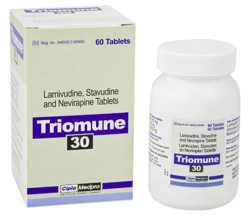 Lamivudine, Stavudine and Nevirapine 30Mg Tablets_0