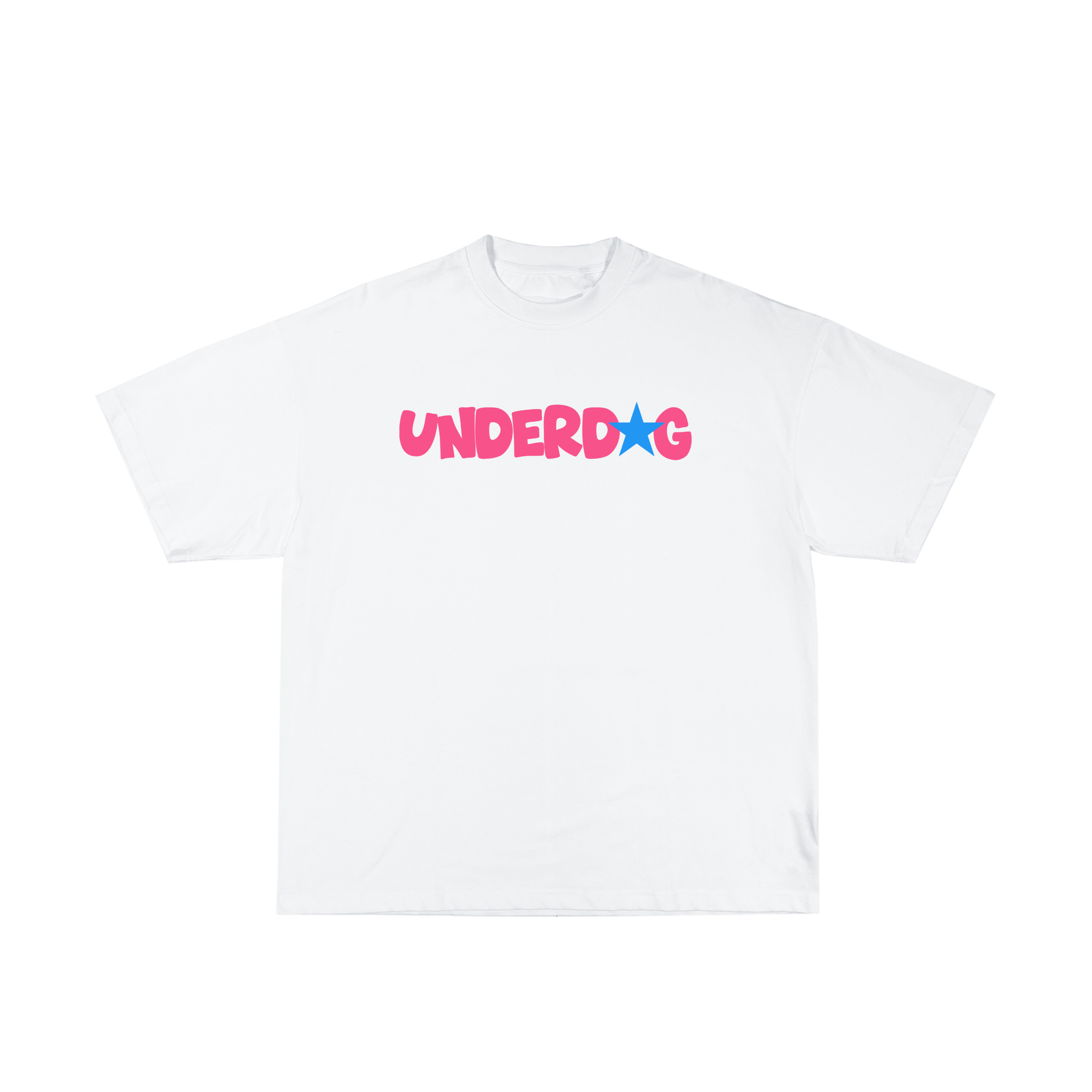 White oversized tee_0