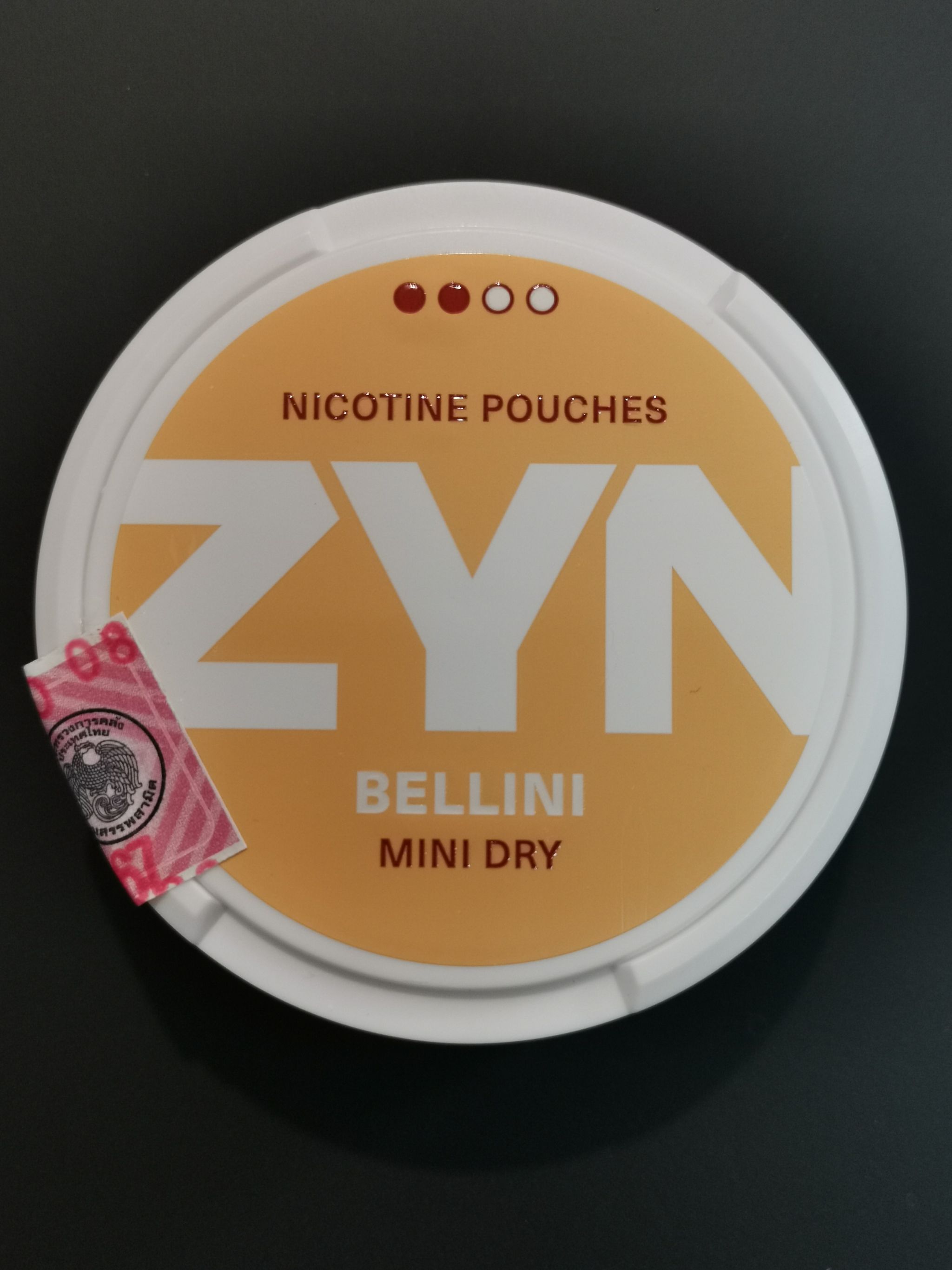 ZYN Bellini Mini 3mg  Nicotine 3mg/Pouch  20 Pouches/Box_0