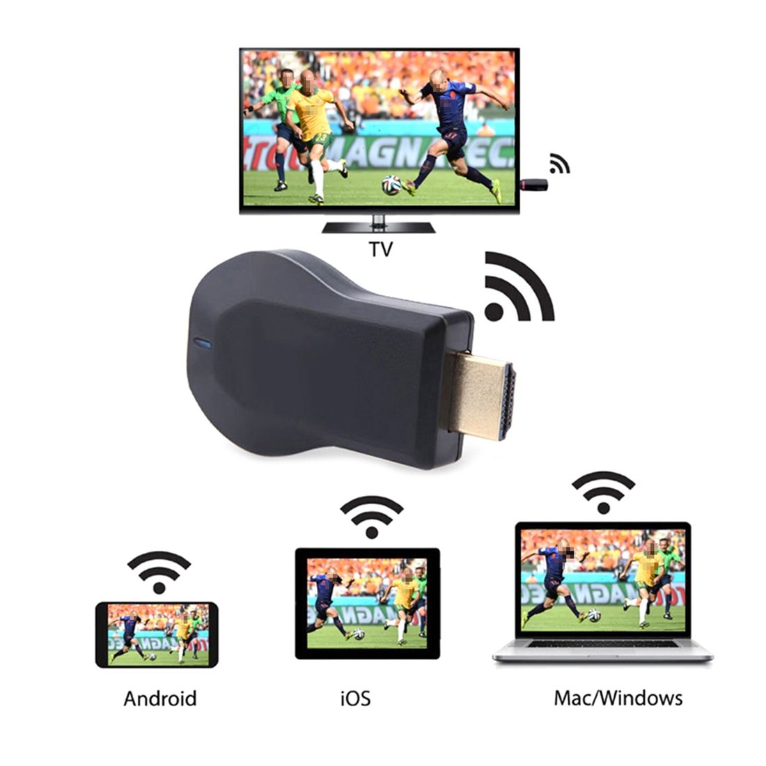 M9 Plus Wireless WiFi Display Dongle Receiver Airplay Miracast DLNA 1080P HDMI TV Stick_13