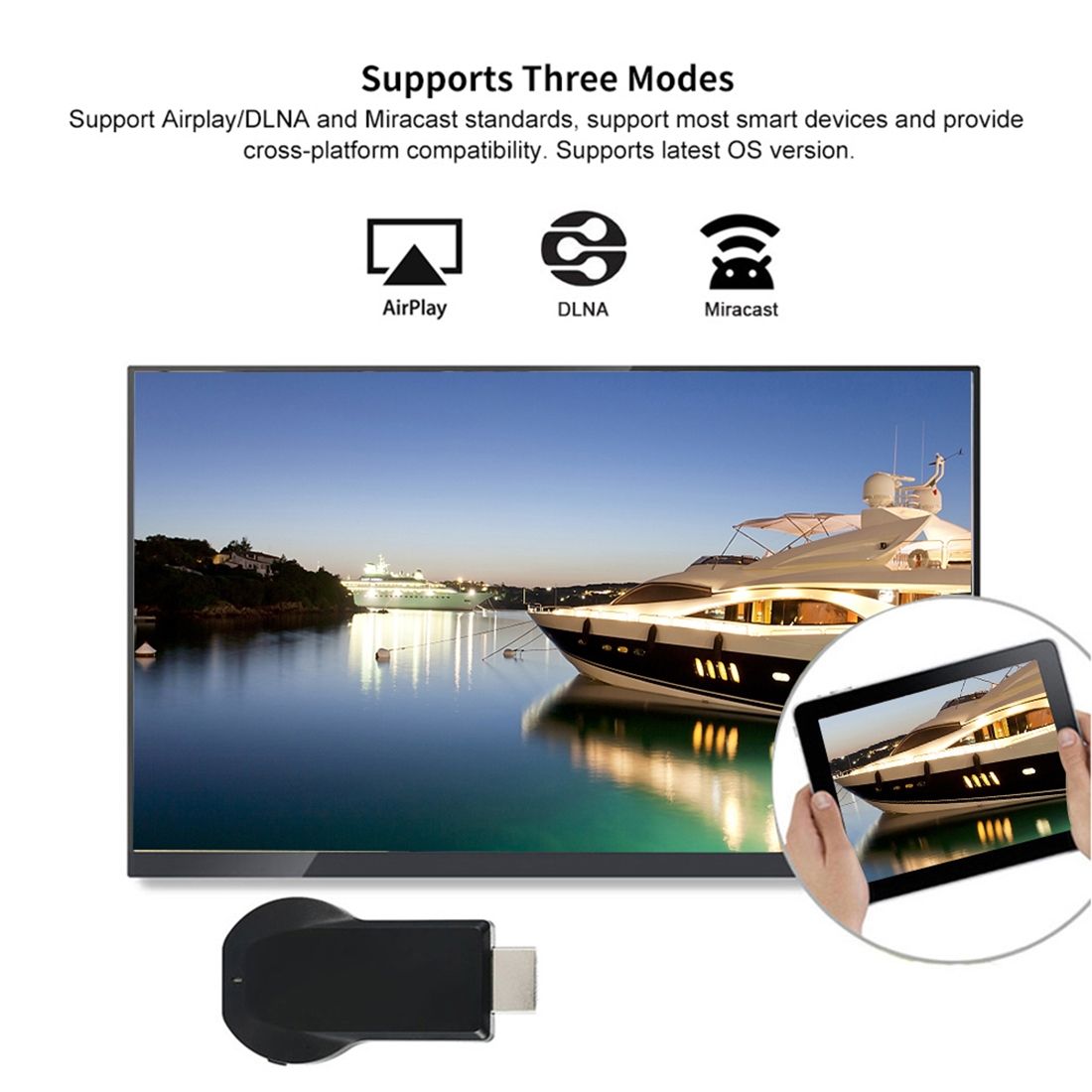 M9 Plus Wireless WiFi Display Dongle Receiver Airplay Miracast DLNA 1080P HDMI TV Stick_8