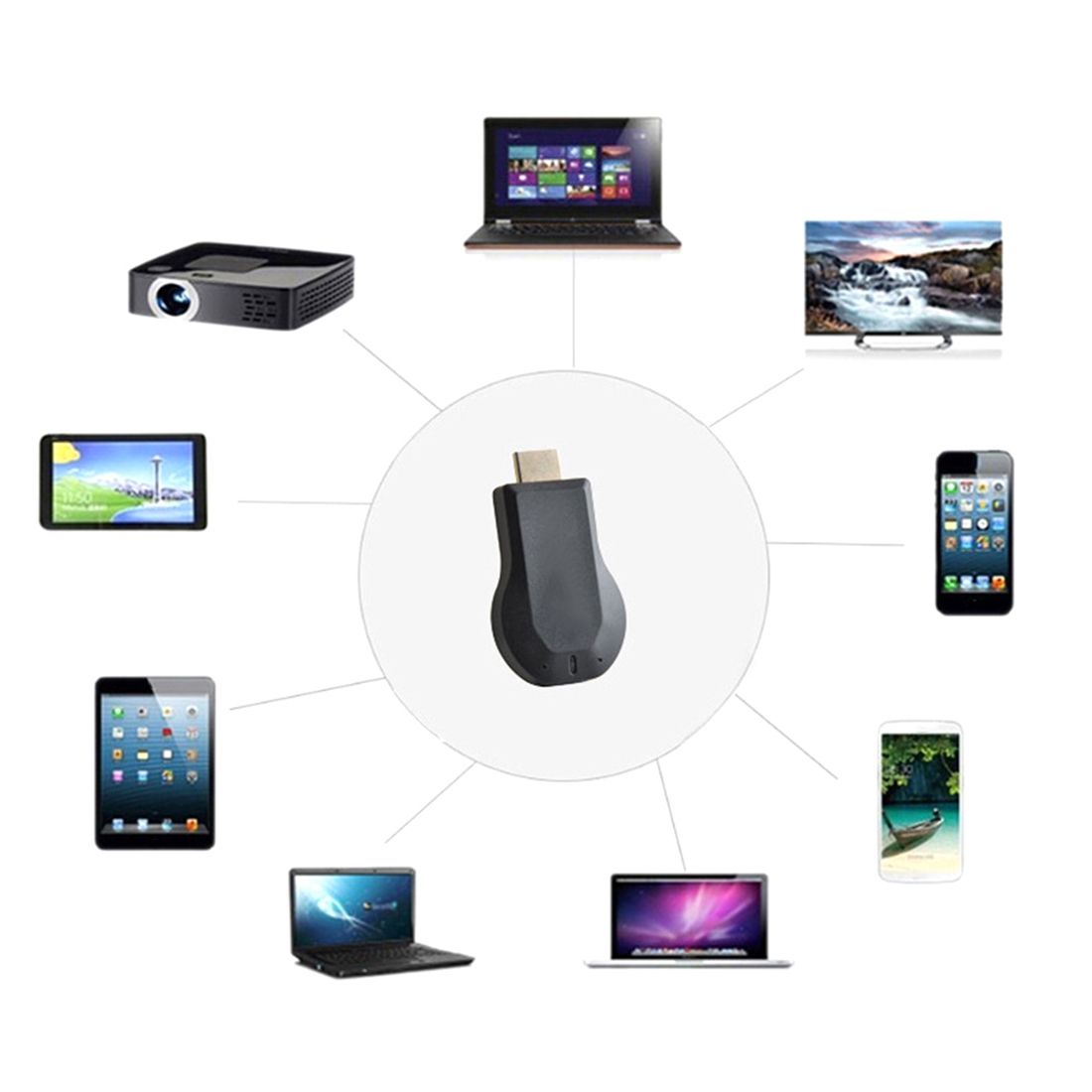 M9 Plus Wireless WiFi Display Dongle Receiver Airplay Miracast DLNA 1080P HDMI TV Stick_14