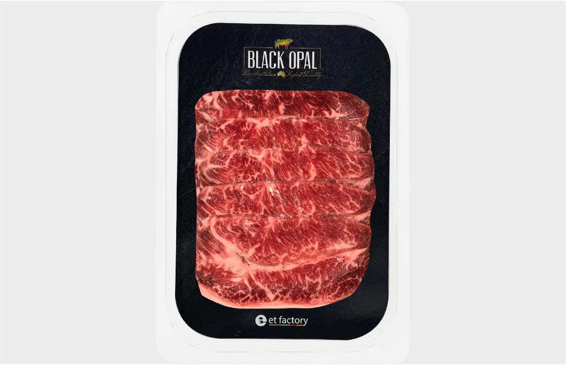 Black Opal 澳洲M9牛板腱(火鍋片) Aussie Wagyu Oyster Blade Hotpot Sliced (M9) 150g_0