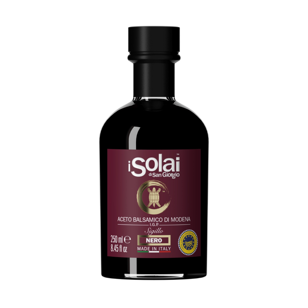 I SOLAI - Balsamic Vinegar of Modena sigillo NERO 250ml._0