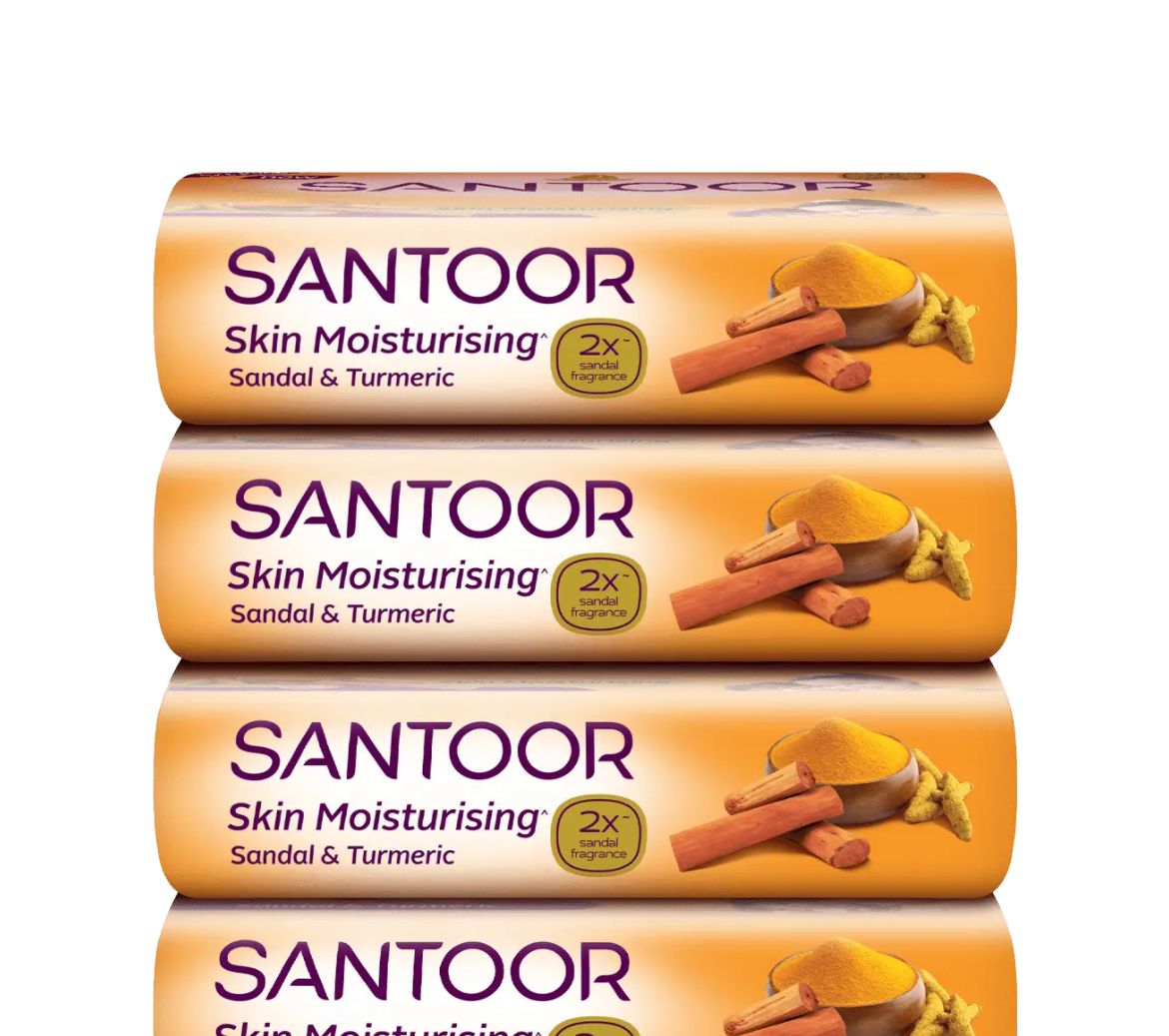 Santoor 150gm (4+1 Free)_0